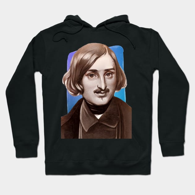 Russian Novelist Nikolai Gogol illustration Hoodie by Litstoy 